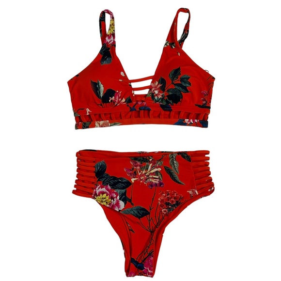 TiniBikini Other - NWOT TiniBikini Floral Two-Piece Bikini